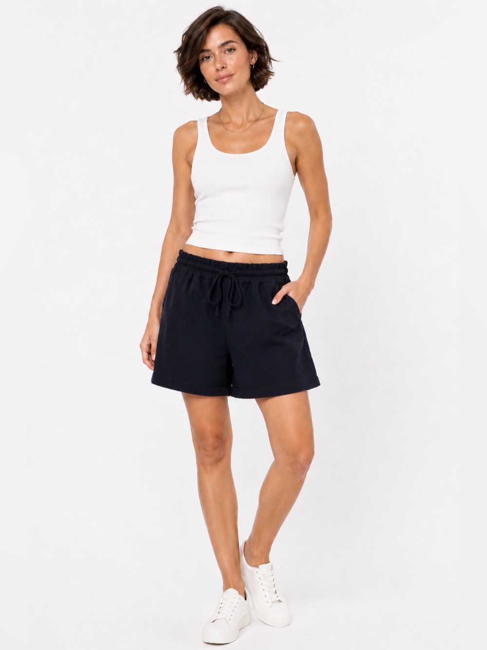 Sanctuary Black Pull-On Shorts (M) – Soft Tailored Summer Short